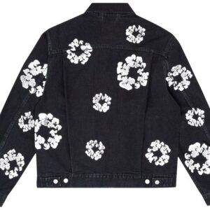 Denim Tears Type – 2 All Over Wreath Jacket Black