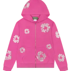 Cashmere Swarovski Cotton Wreath Hoodie