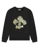 DT Cotton Fleur De-Lis Crewneck