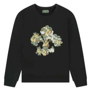 DT Cotton Fleur De-Lis Crewneck