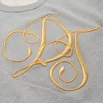 DT Metallic Gold Script Sweatshirt