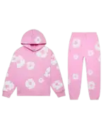Denim Tears Cotton Wreath Sweatsuit Pink