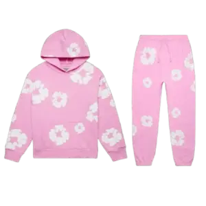 Denim Tears Cotton Wreath Sweatsuit Pink