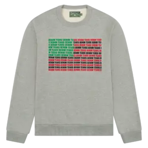 Denim Tears Logo Flag Crewneck Sweatshirt