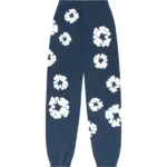 Denim Tears Navy Wreath Sweatpants