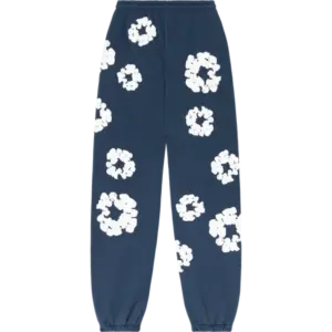 Denim Tears Navy Wreath Sweatpants