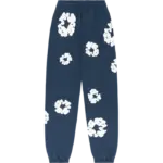 Denim Tears Navy Wreath Sweatpants