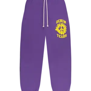 Denim Tears Purple Sweatpants
