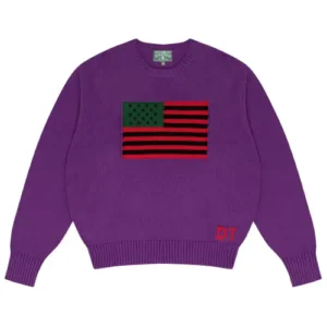 1619 Pan African Flag Sweater Purple