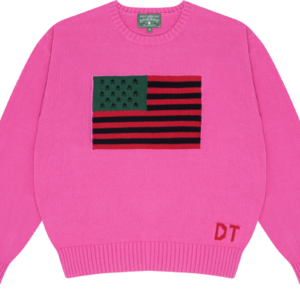 1619 Pan African Flag Sweater Pink
