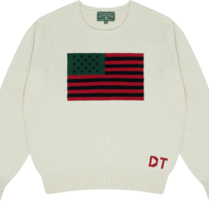 1619 Pan African Flag Sweater Natural