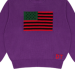 1619 Pan African Flag Sweater Purple