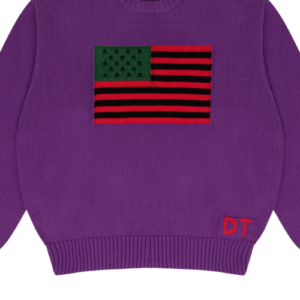 1619 Pan African Flag Sweater Purple