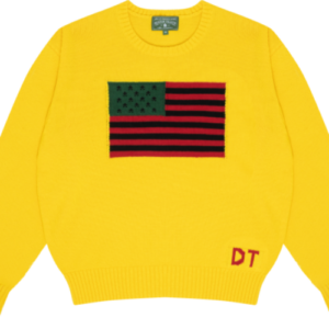 1619 Pan African Flag Sweater Yellow
