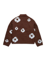 Cotton Wreath Canvas Work Jacket Brown
