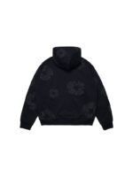 Mono Cotton Wreath Hoodie Black