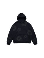 Mono Cotton Wreath Hoodie Black