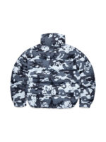 Cotton Wreath Puffer Jacket White Camo