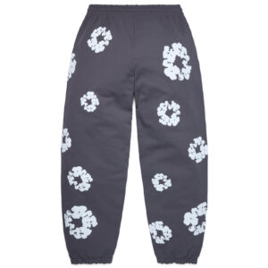 Cotton Wreath Sweatpants Charcoal