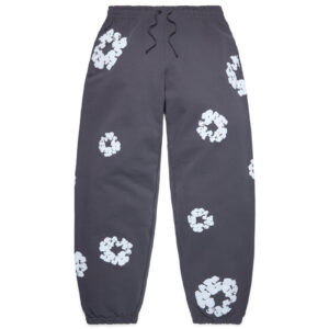 Cotton Wreath Sweatpants Charcoal