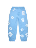 Cotton Wreath Sweatpants Light Blue
