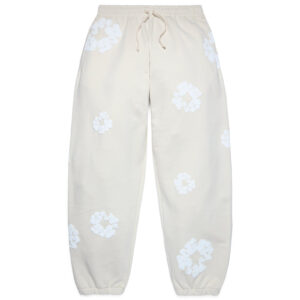 Cotton Wreath Sweatpants Oatmeal