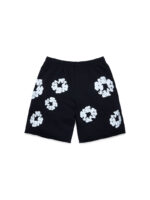 Cotton Wreath Sweatshorts Black