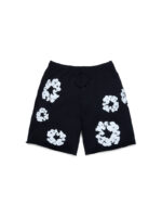 Cotton Wreath Sweatshorts Black
