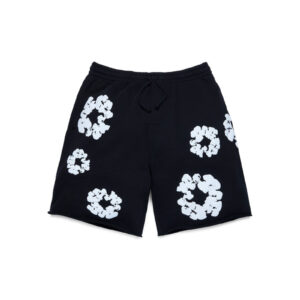 Cotton Wreath Sweatshorts Black