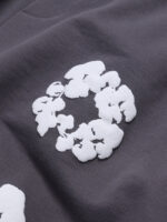 Cotton Wreath Sweat shorts Charcoal