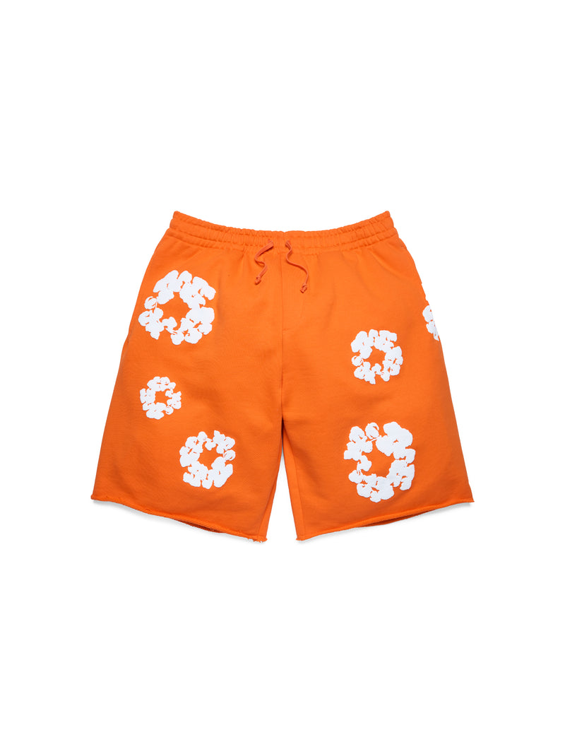Cotton Wreath Sweat shorts Orange Cotton Wreath Sweat shorts Orange