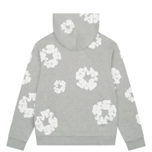 The Cotton Wreath Hoodie Grey